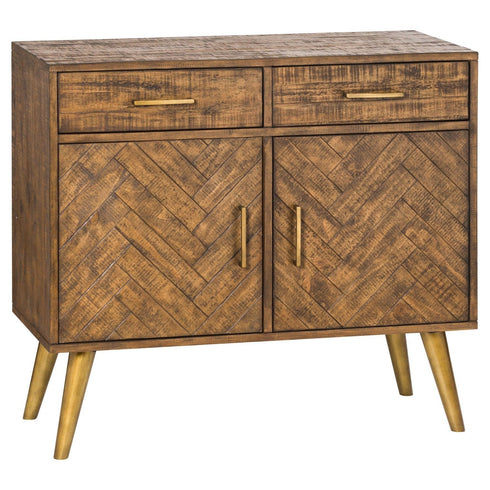 Havana Gold 2 Door 2 Drawer Sideboard
